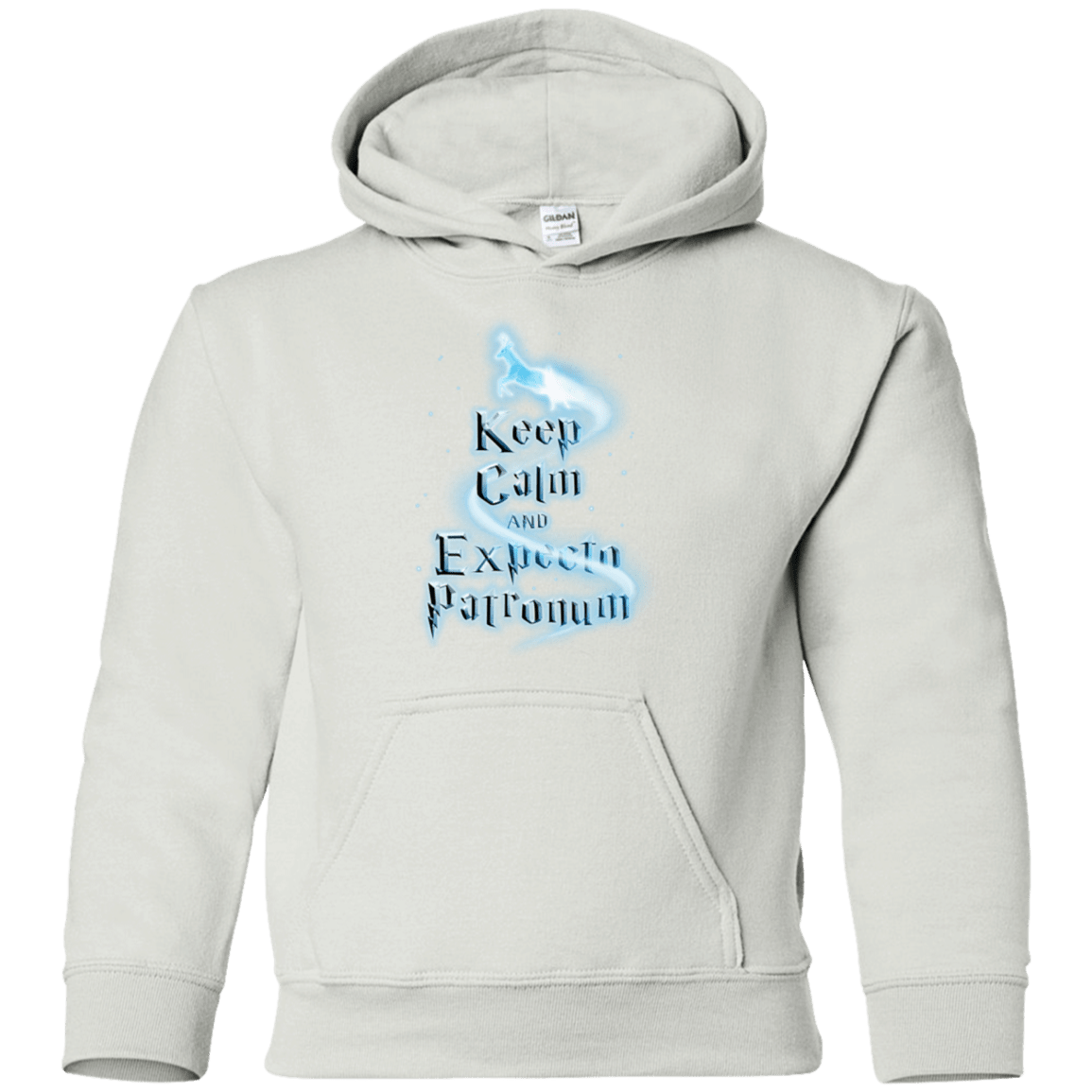 Sweatshirts White / YS Keep Calm and Expecto Patronum Youth Hoodie