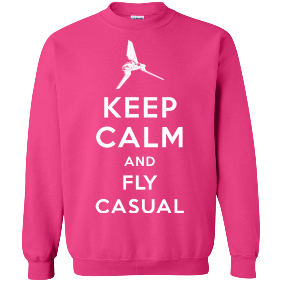 Sweatshirts Heliconia / Small Keep Calm and Fly Casual Crewneck Sweatshirt