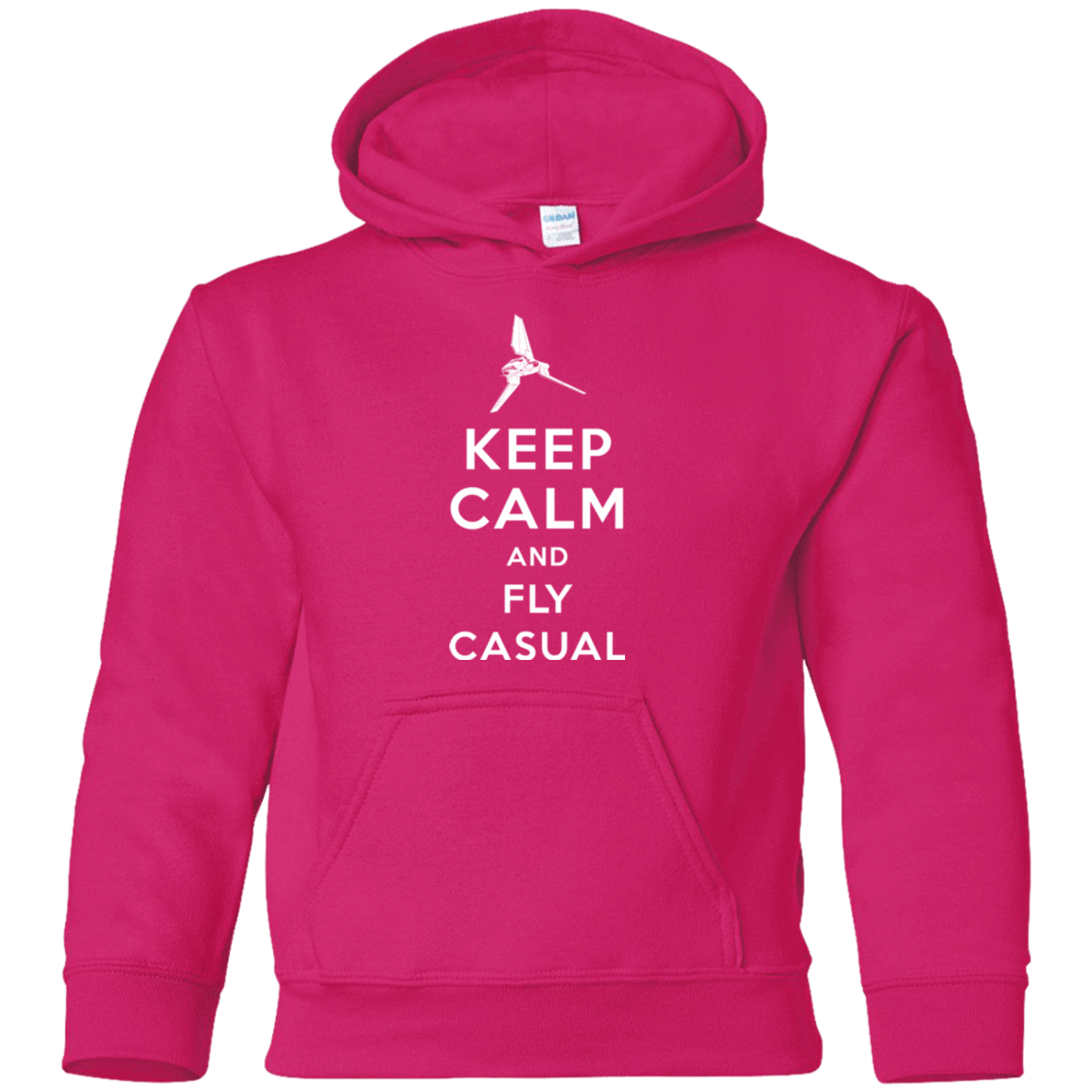 Sweatshirts Heliconia / YS Keep Calm and Fly Casual Youth Hoodie