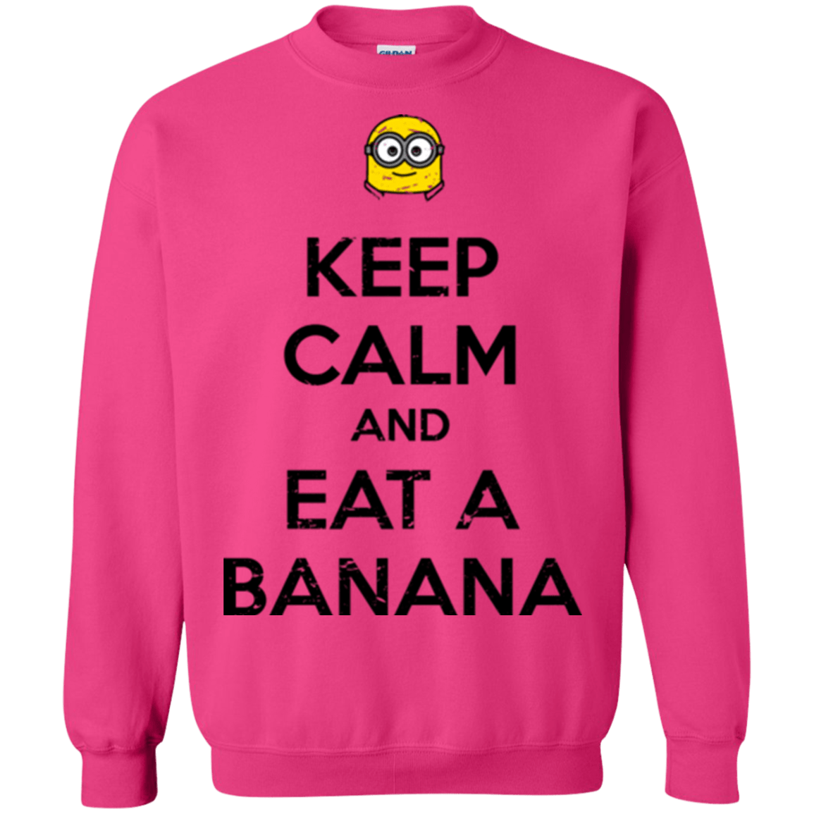 Sweatshirts Heliconia / Small Keep Calm Banana Crewneck Sweatshirt