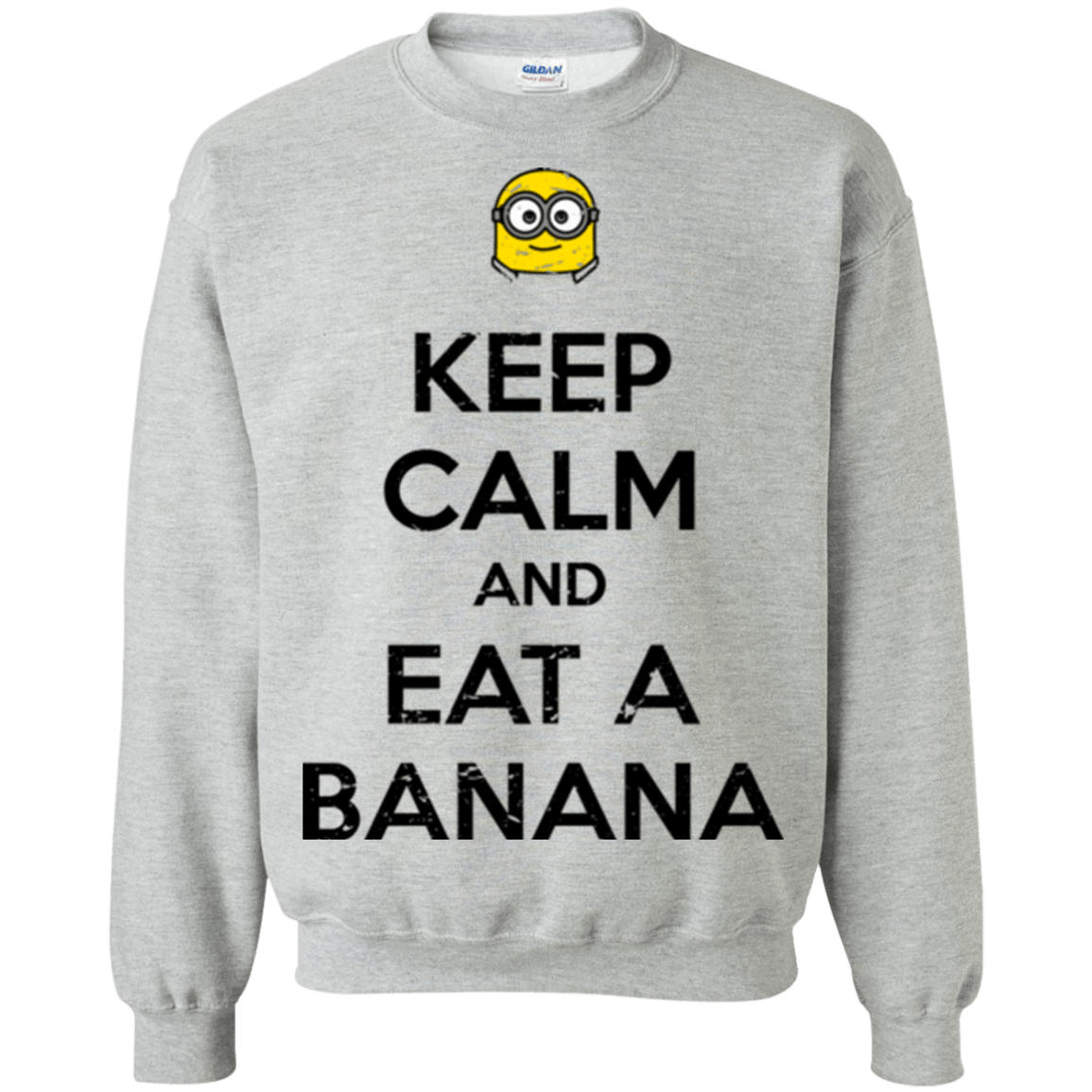 Sweatshirts Sport Grey / Small Keep Calm Banana Crewneck Sweatshirt