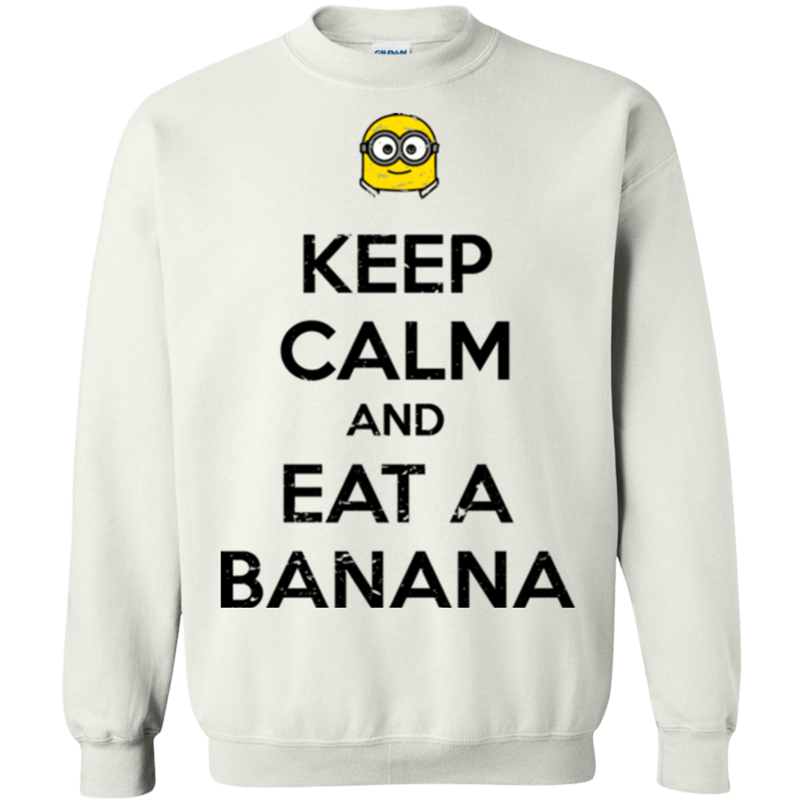 Sweatshirts White / Small Keep Calm Banana Crewneck Sweatshirt