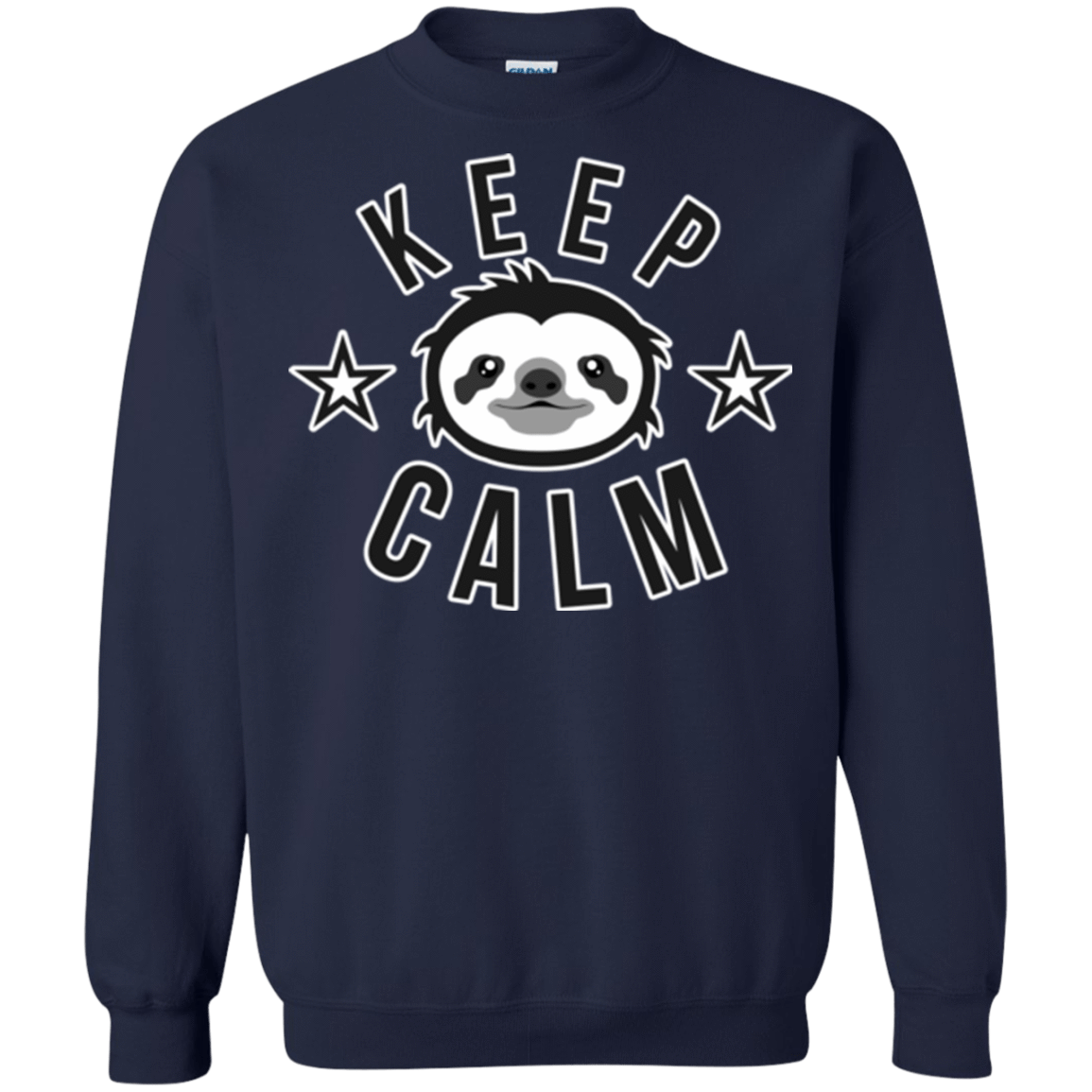 Sweatshirts Navy / Small Keep Calm Crewneck Sweatshirt