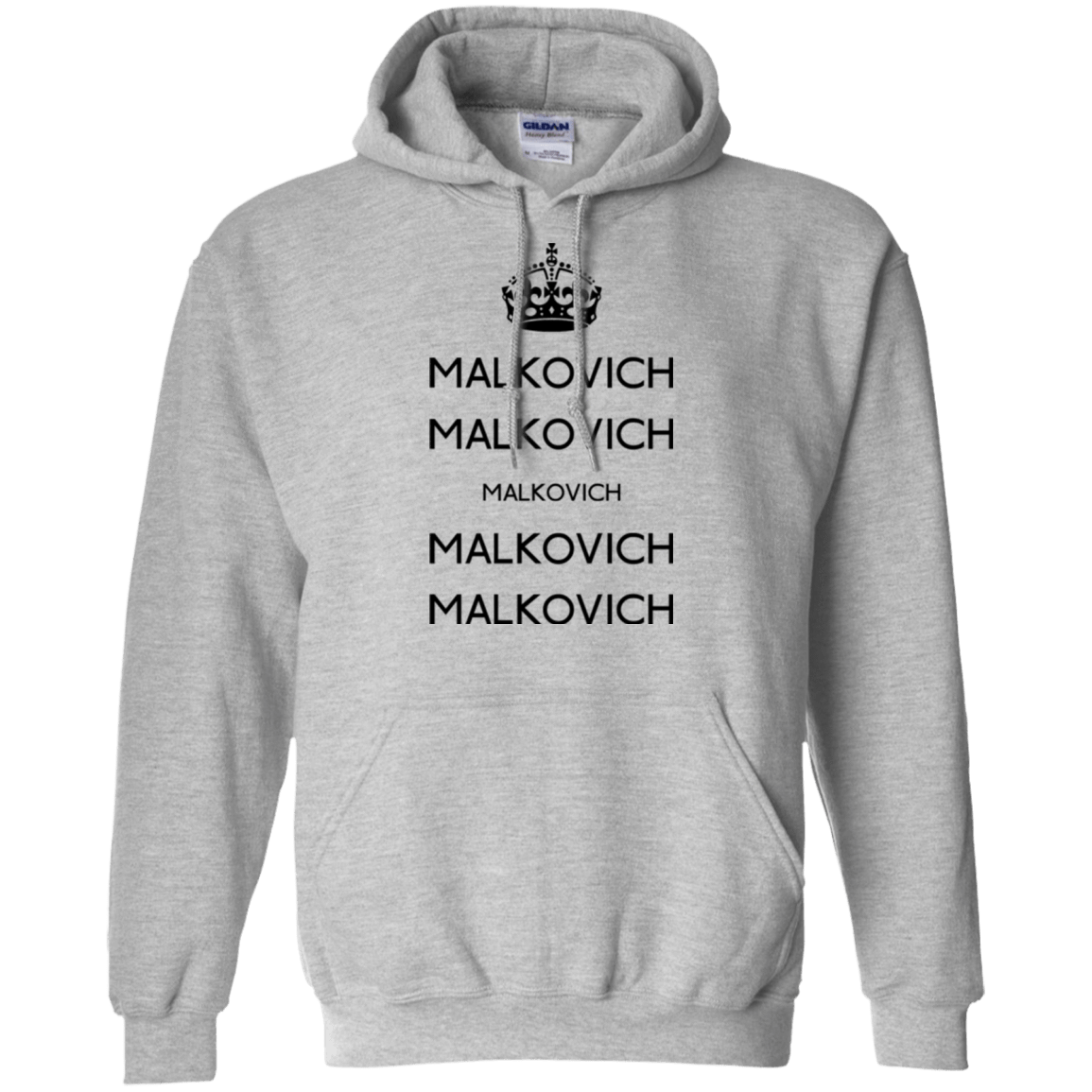 Sweatshirts Sport Grey / Small Keep Calm Malkovich Pullover Hoodie