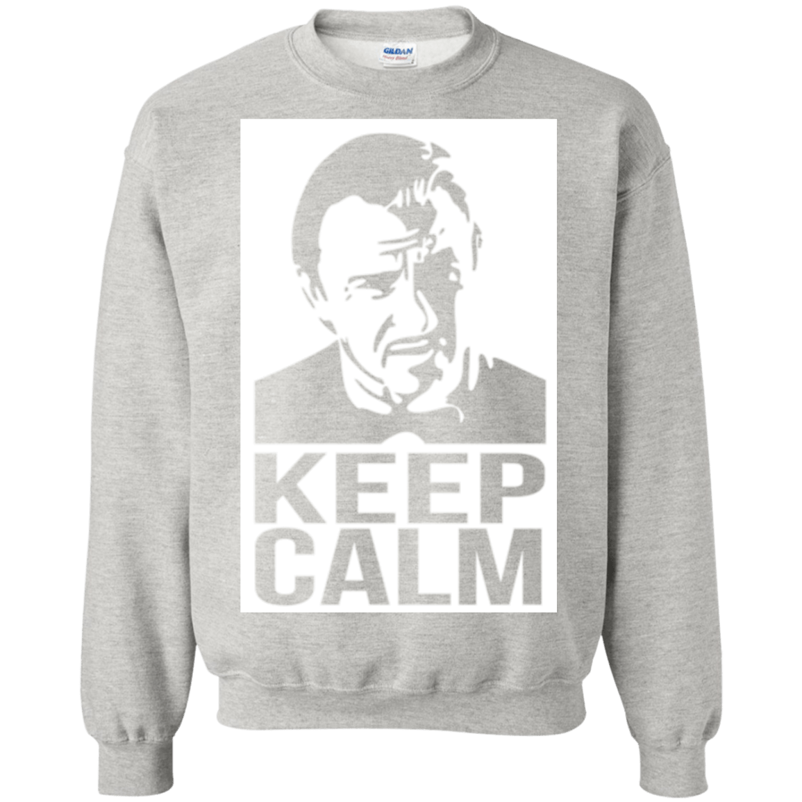 Sweatshirts Ash / Small Keep Calm Mr. Wolf Crewneck Sweatshirt