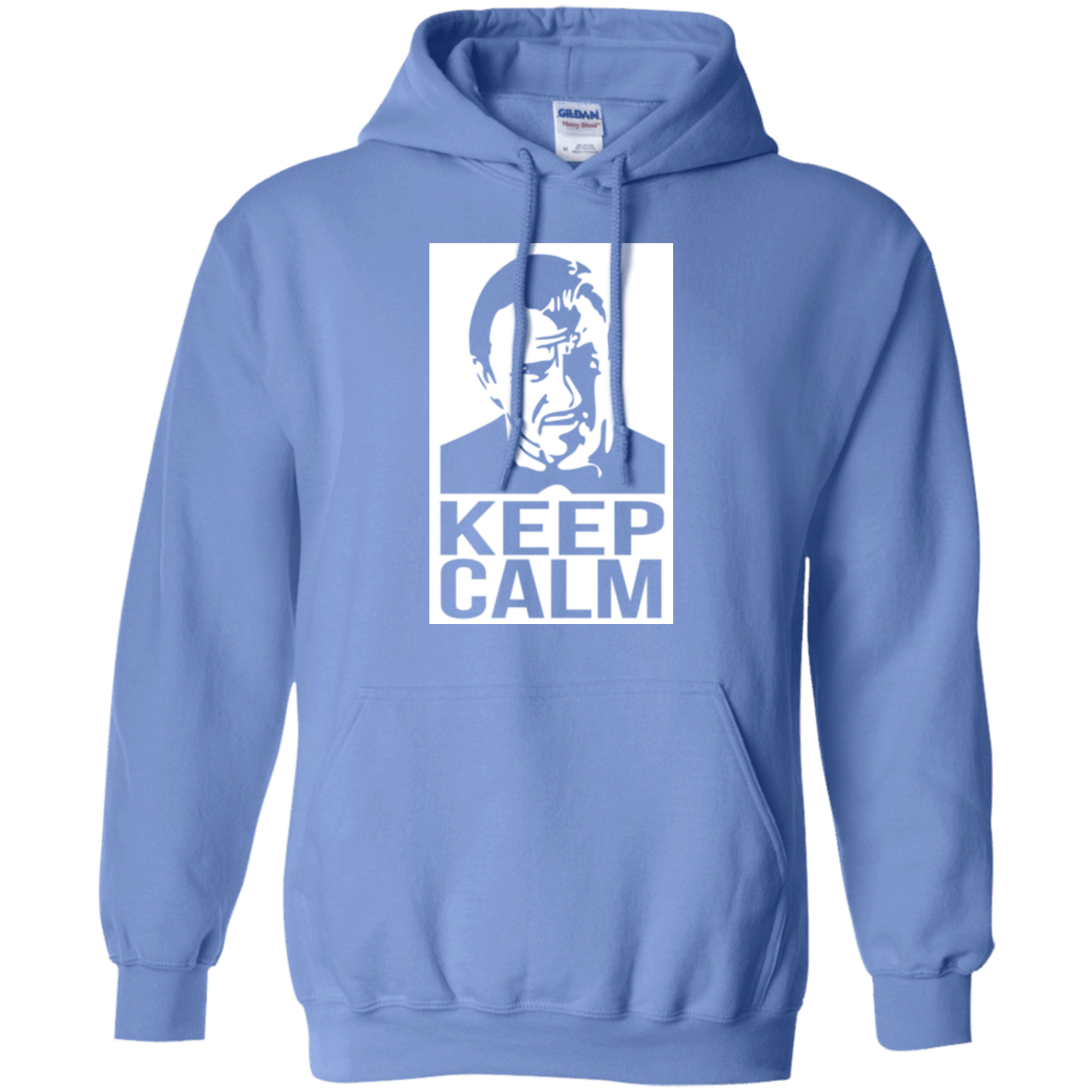 Sweatshirts Carolina Blue / Small Keep Calm Mr. Wolf Pullover Hoodie