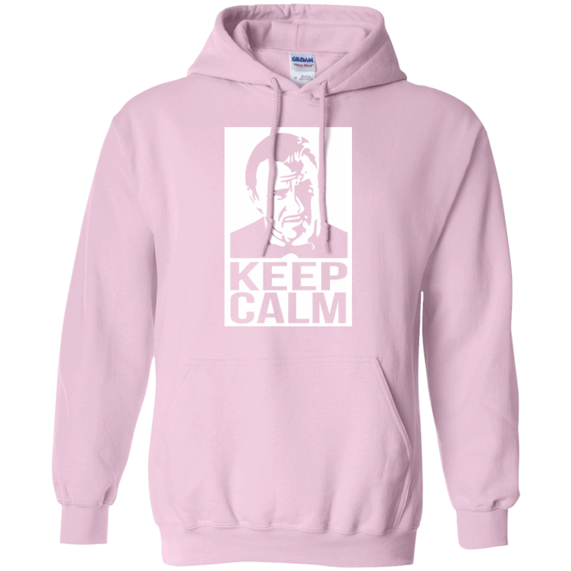 Sweatshirts Light Pink / Small Keep Calm Mr. Wolf Pullover Hoodie