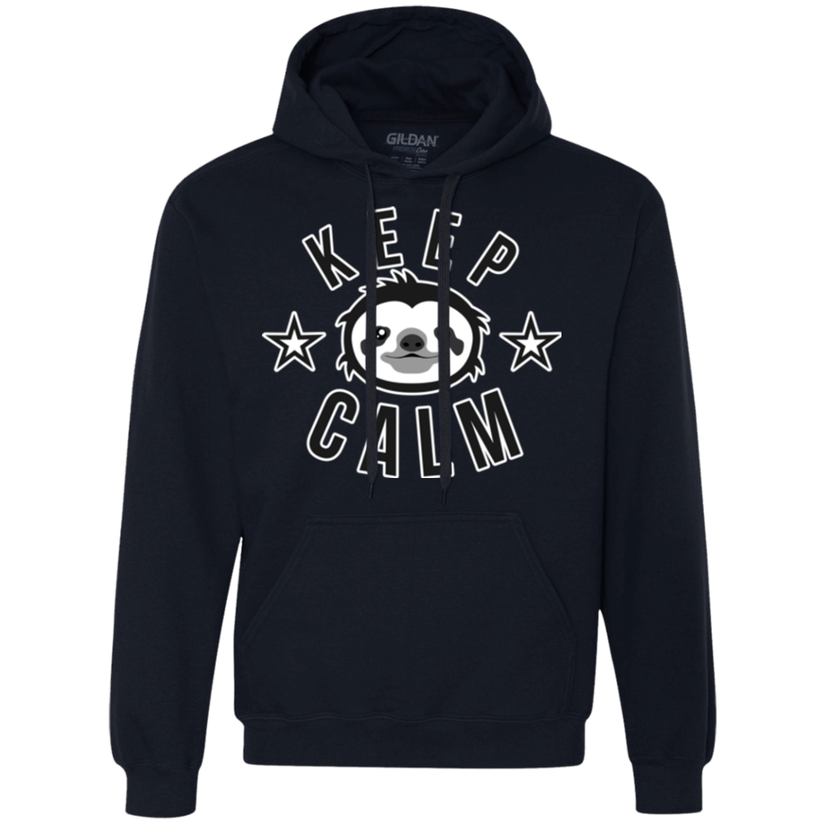 Sweatshirts Navy / Small Keep Calm Premium Fleece Hoodie