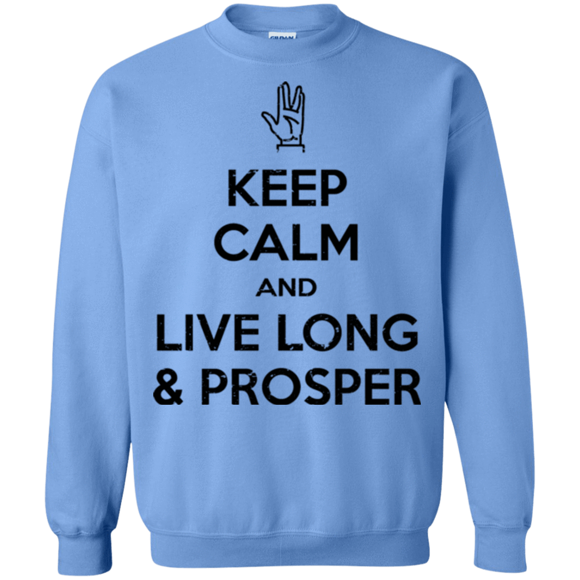 Sweatshirts Carolina Blue / Small Keep calm prosper Crewneck Sweatshirt