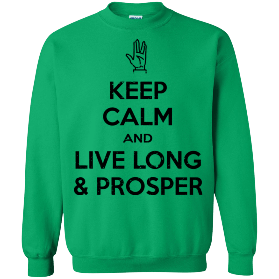 Sweatshirts Irish Green / Small Keep calm prosper Crewneck Sweatshirt