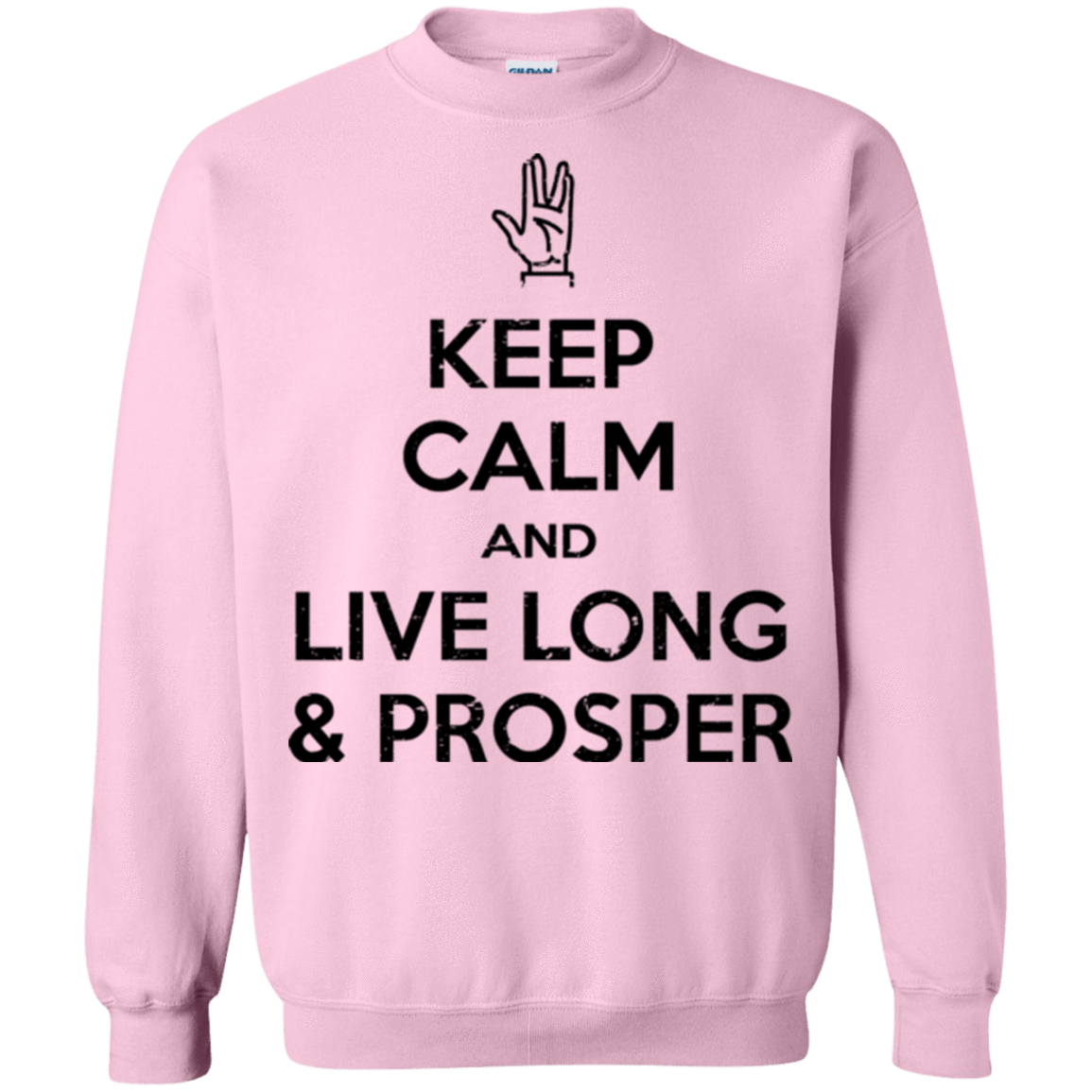 Sweatshirts Light Pink / Small Keep calm prosper Crewneck Sweatshirt