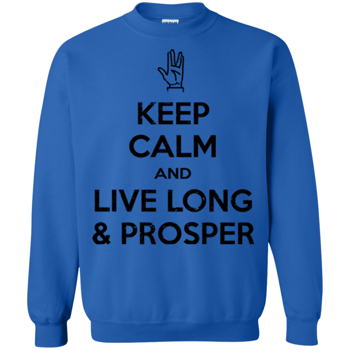 Sweatshirts Royal / Small Keep calm prosper Crewneck Sweatshirt