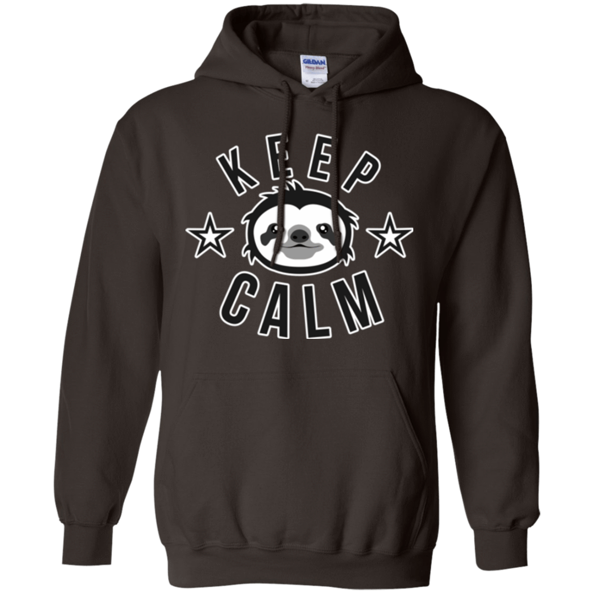 Sweatshirts Dark Chocolate / Small Keep Calm Pullover Hoodie