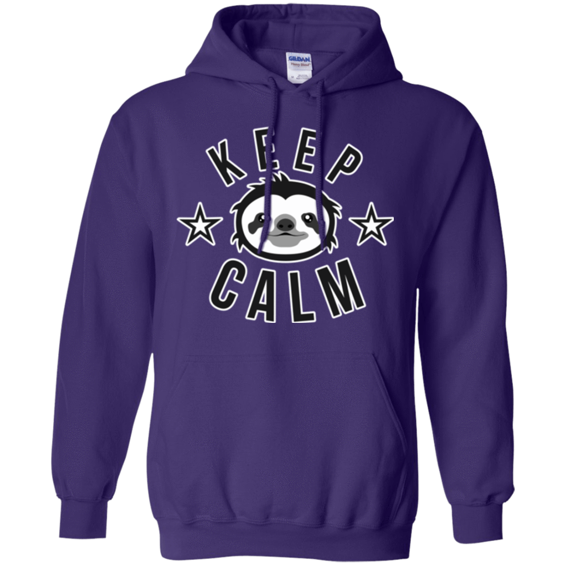 Sweatshirts Purple / Small Keep Calm Pullover Hoodie