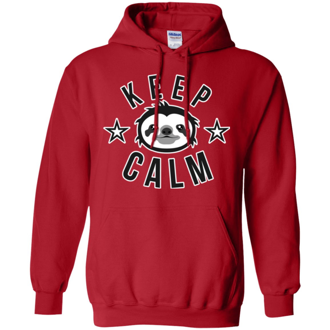Sweatshirts Red / Small Keep Calm Pullover Hoodie