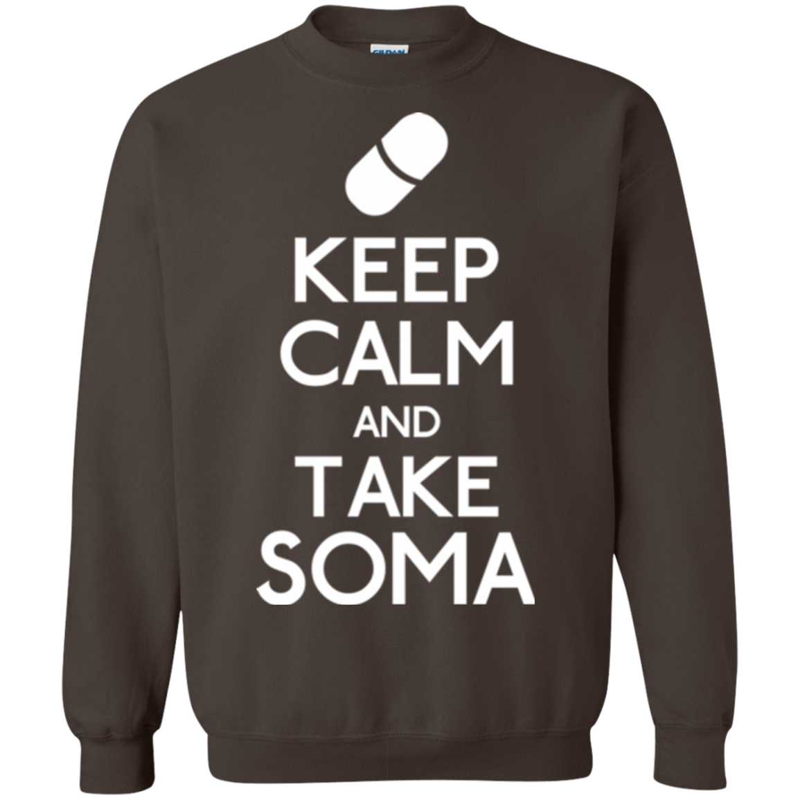 Sweatshirts Dark Chocolate / Small Keep Calm Soma Crewneck Sweatshirt