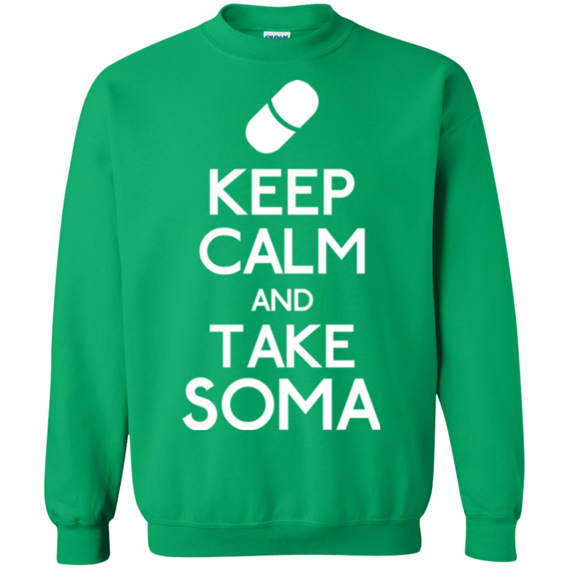 Sweatshirts Irish Green / Small Keep Calm Soma Crewneck Sweatshirt