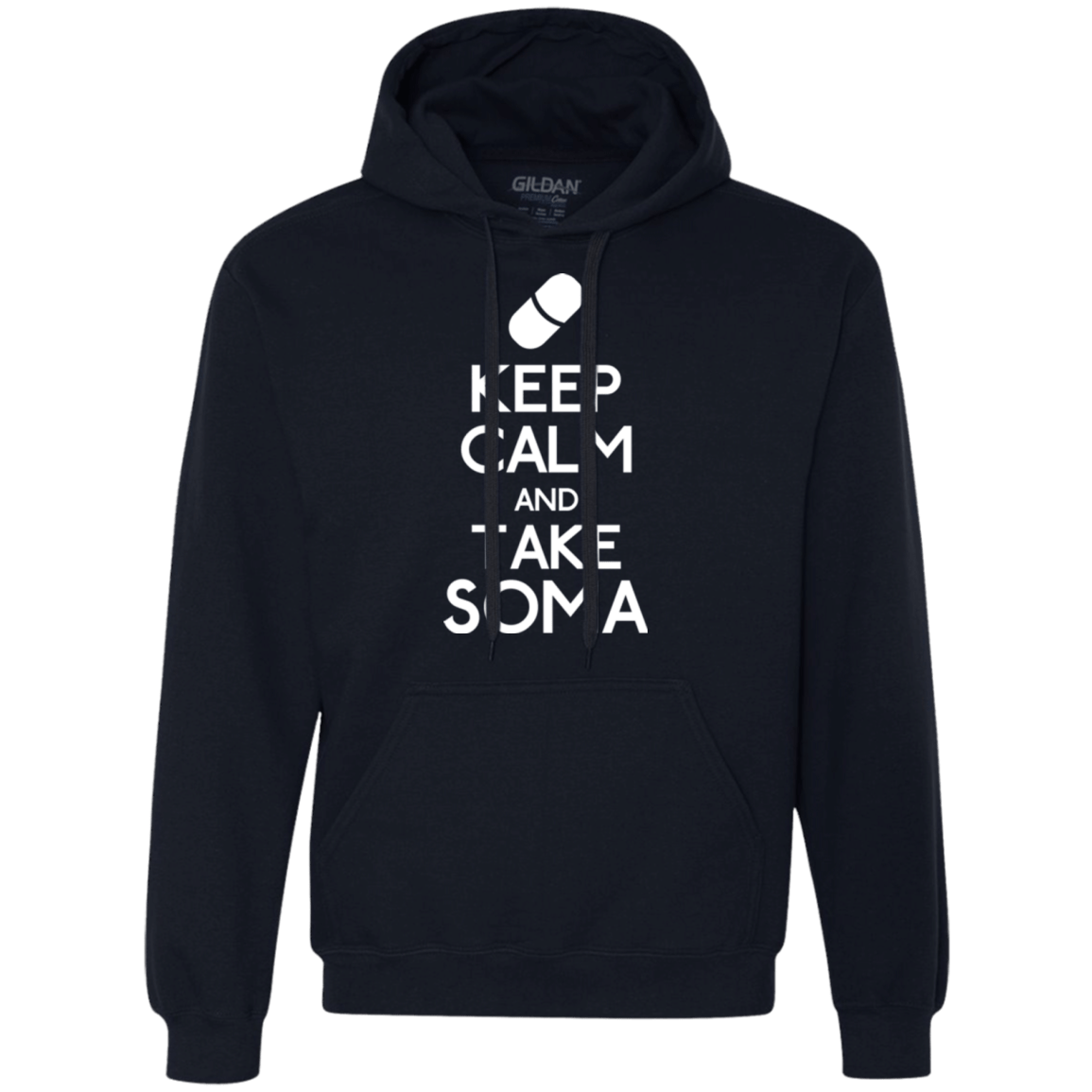 Sweatshirts Navy / Small Keep Calm Soma Premium Fleece Hoodie