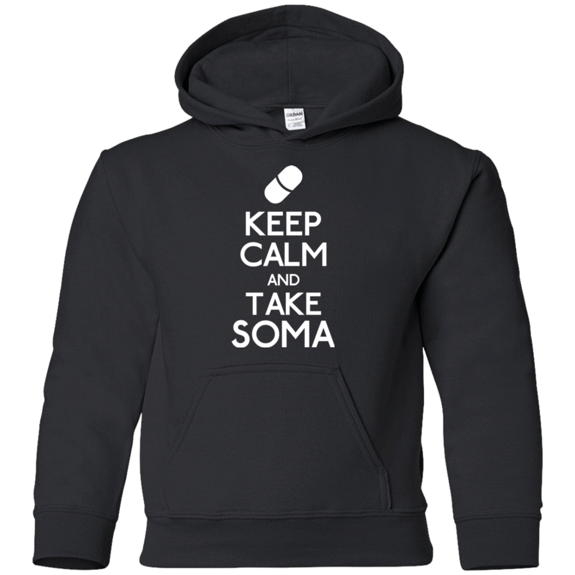 Sweatshirts Black / YS Keep Calm Soma Youth Hoodie