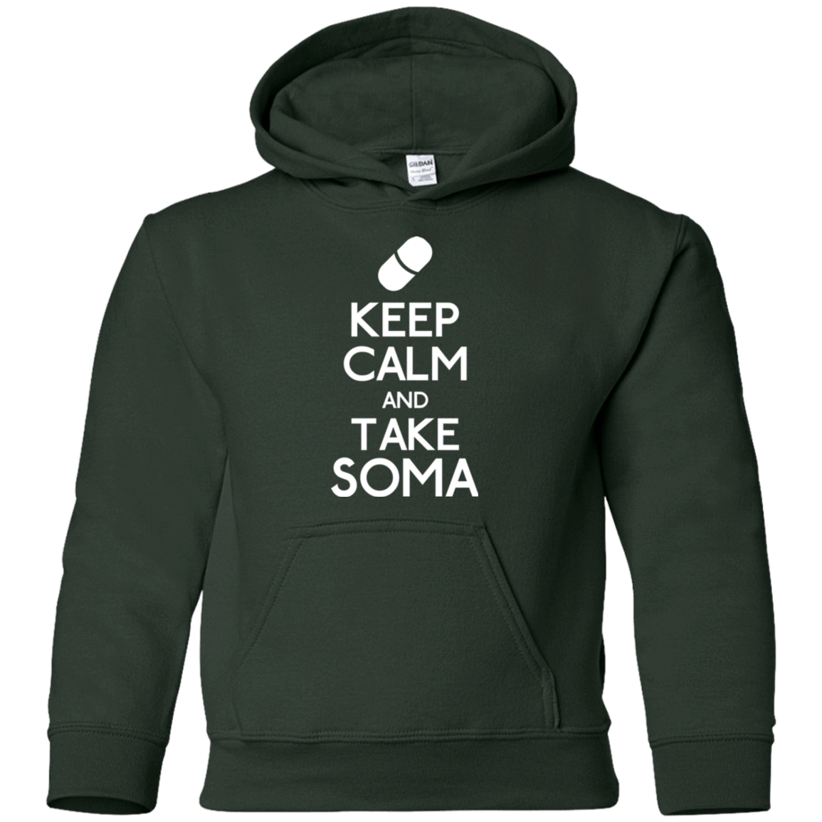 Sweatshirts Forest Green / YS Keep Calm Soma Youth Hoodie
