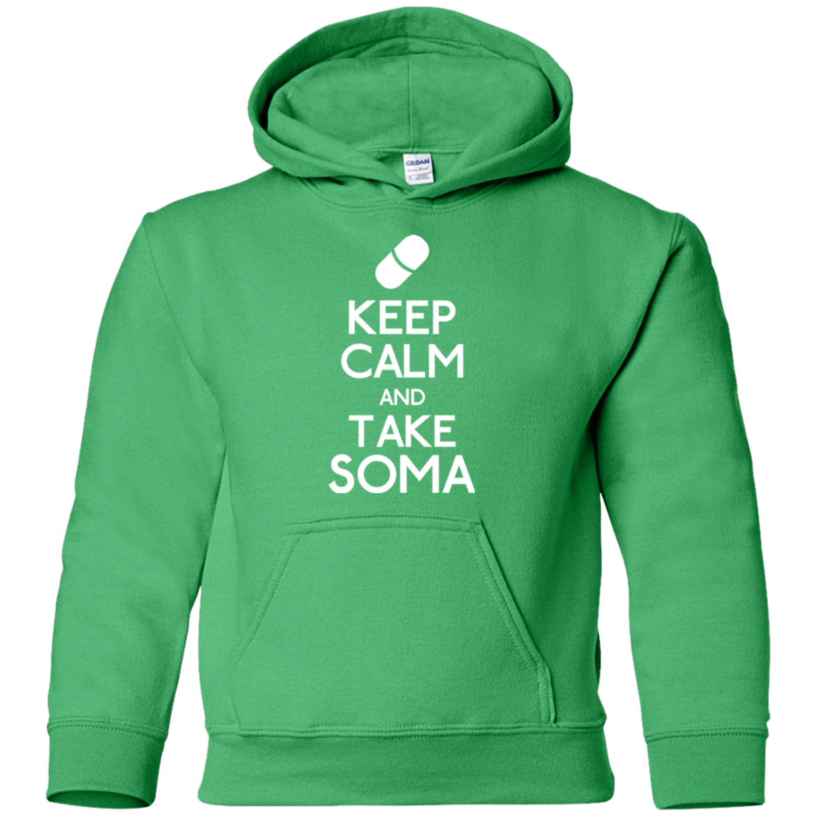 Sweatshirts Irish Green / YS Keep Calm Soma Youth Hoodie