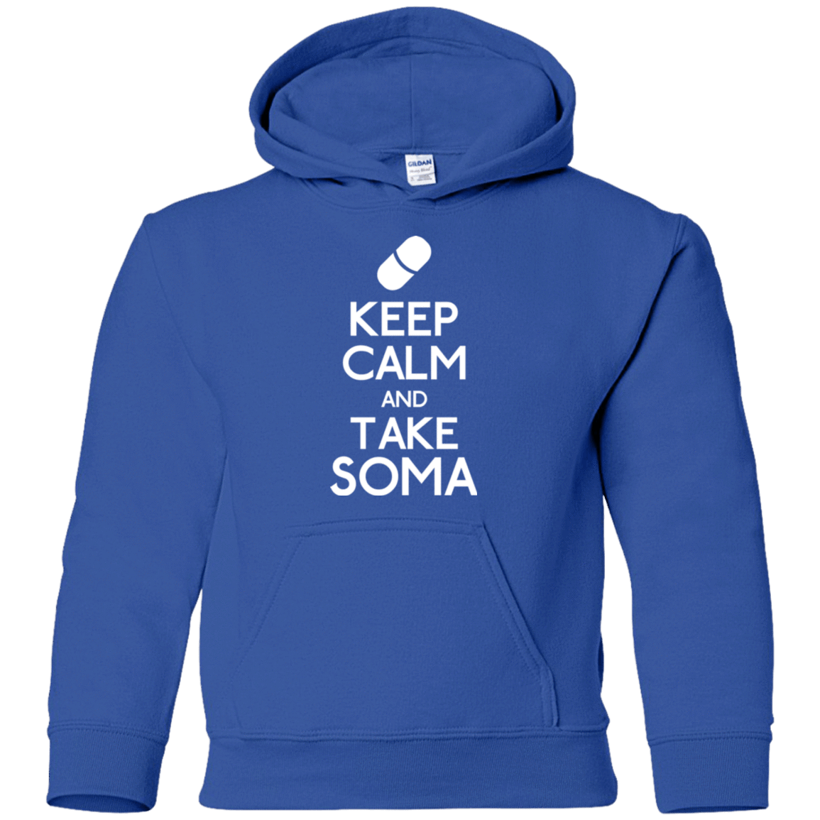 Sweatshirts Royal / YS Keep Calm Soma Youth Hoodie