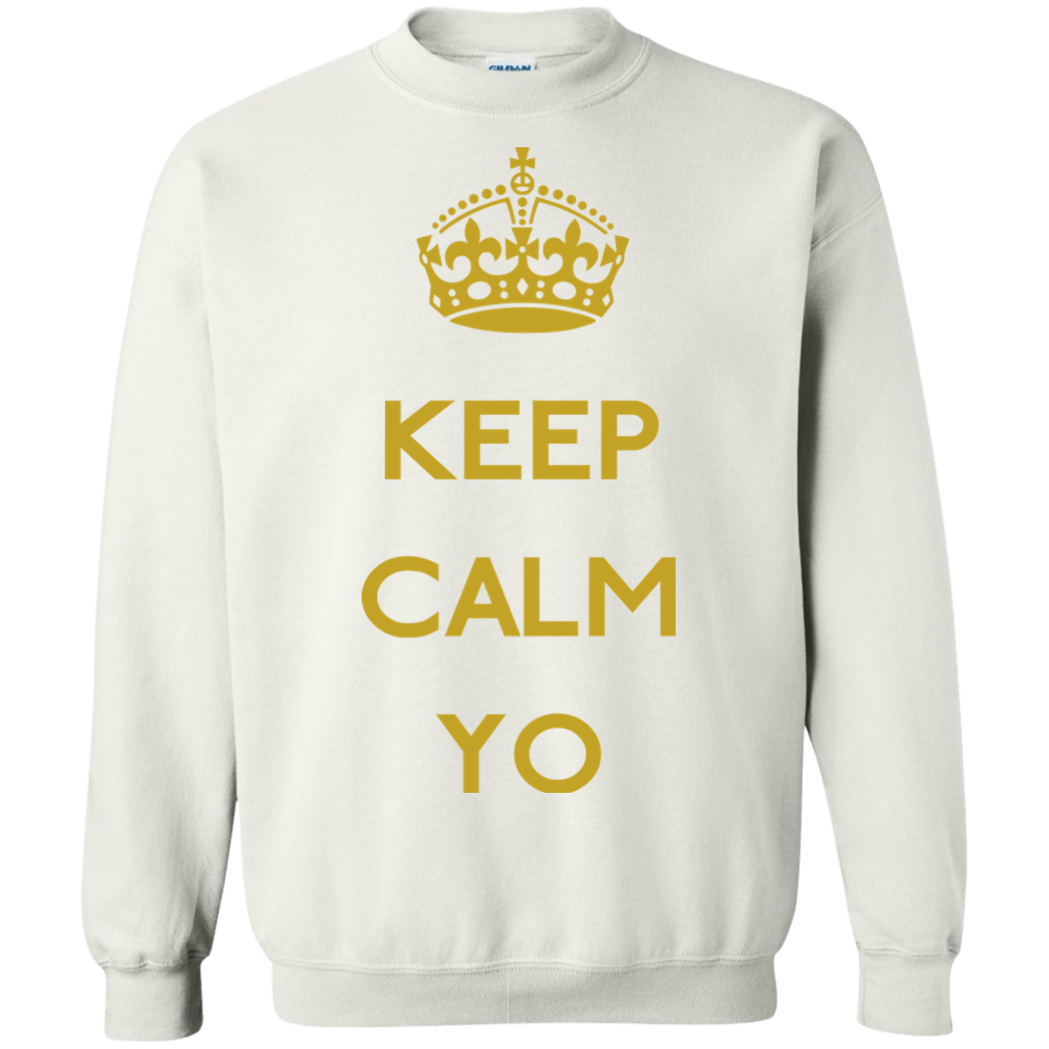 Sweatshirts White / Small Keep Calm Yo Crewneck Sweatshirt