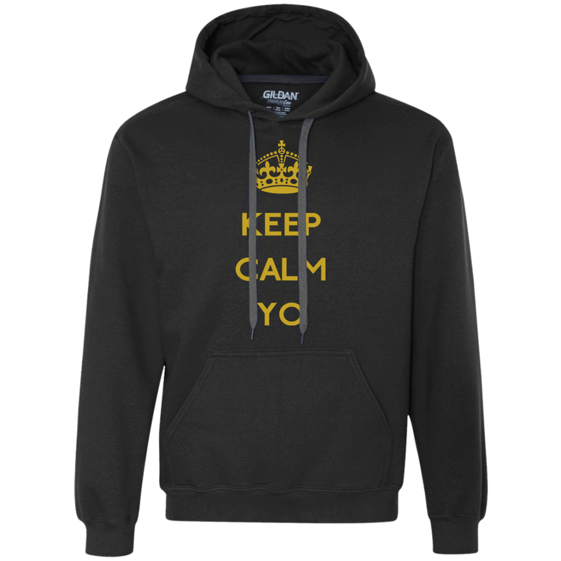 Keep Calm Yo Premium Fleece Hoodie