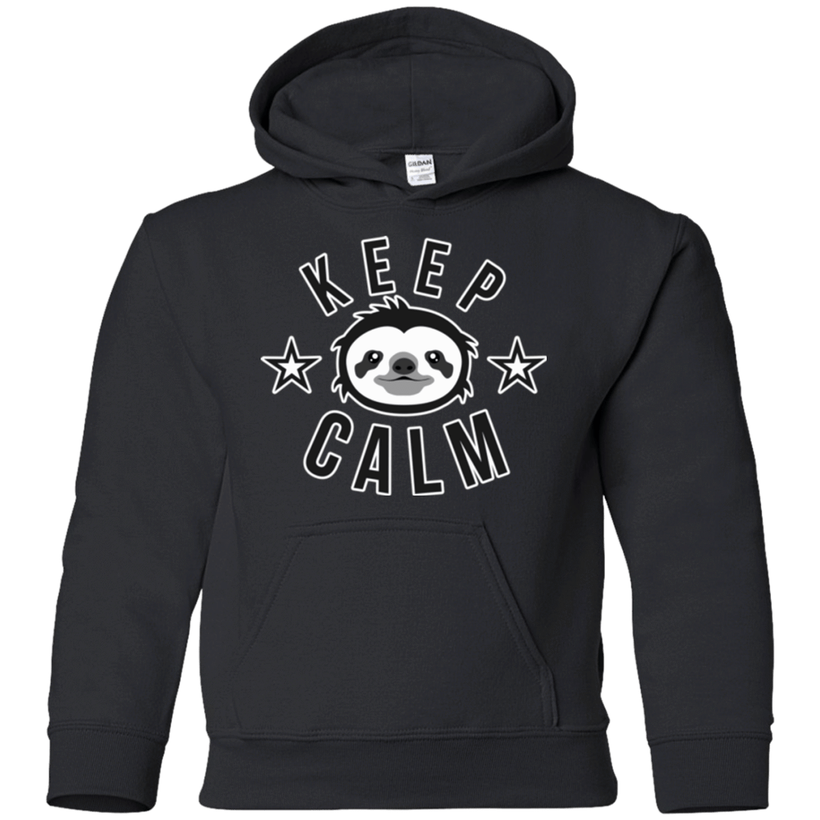 Sweatshirts Black / YS Keep Calm Youth Hoodie