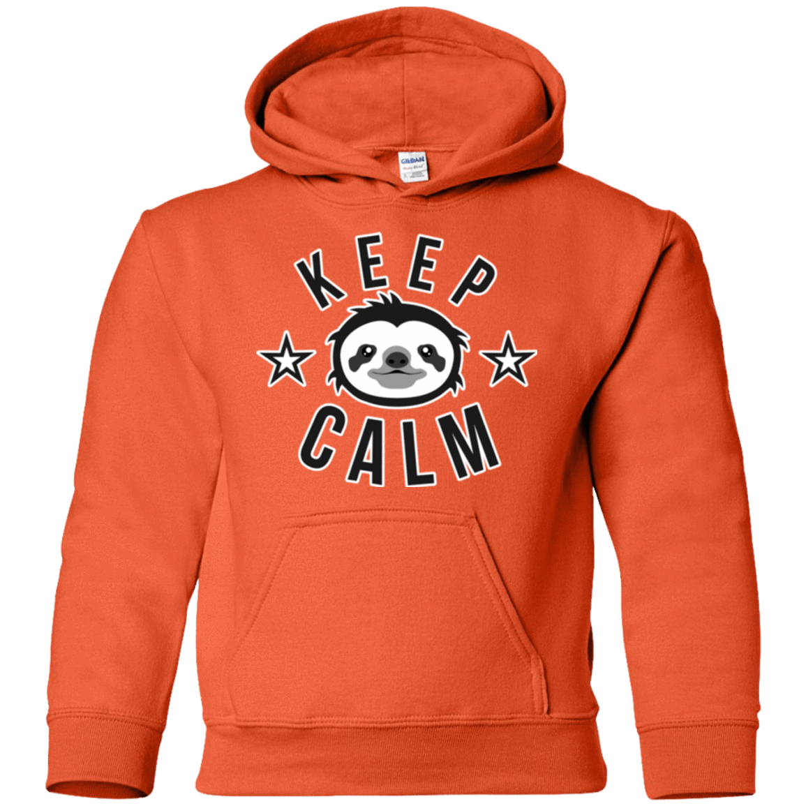 Sweatshirts Orange / YS Keep Calm Youth Hoodie