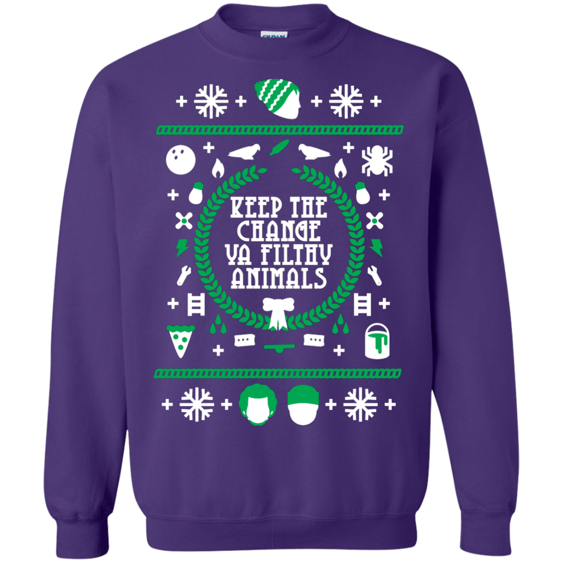 Sweatshirts Purple / Small Keep The Change Crewneck Sweatshirt