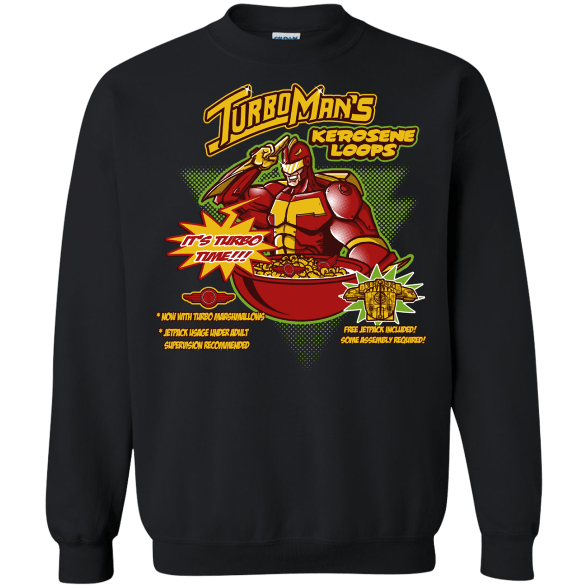 Sweatshirts Black / S Kerosene Loops Crewneck Sweatshirt