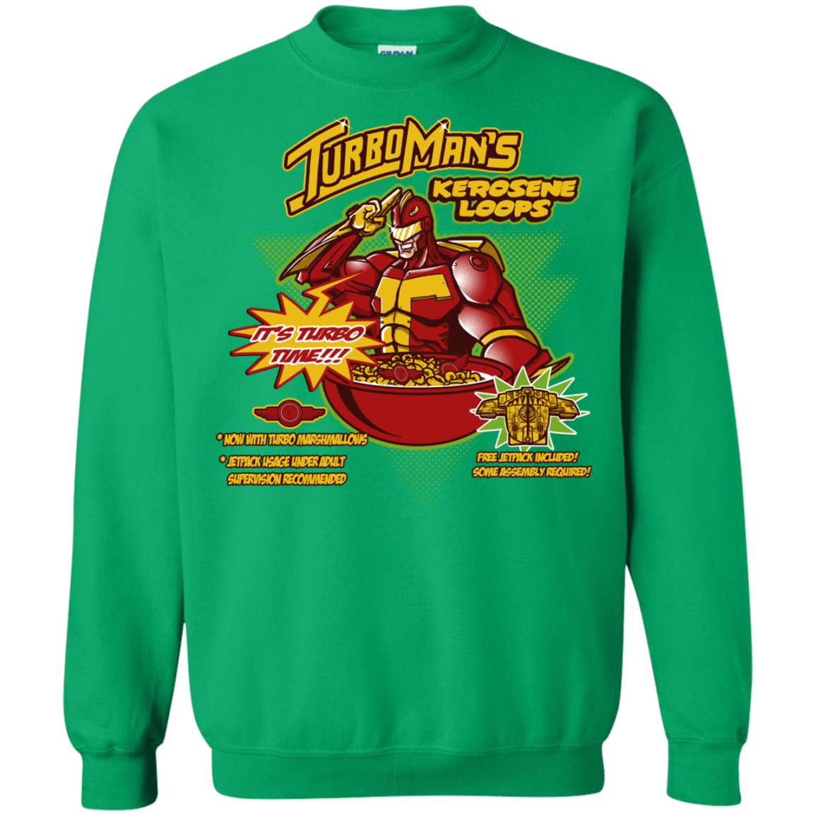 Sweatshirts Irish Green / S Kerosene Loops Crewneck Sweatshirt