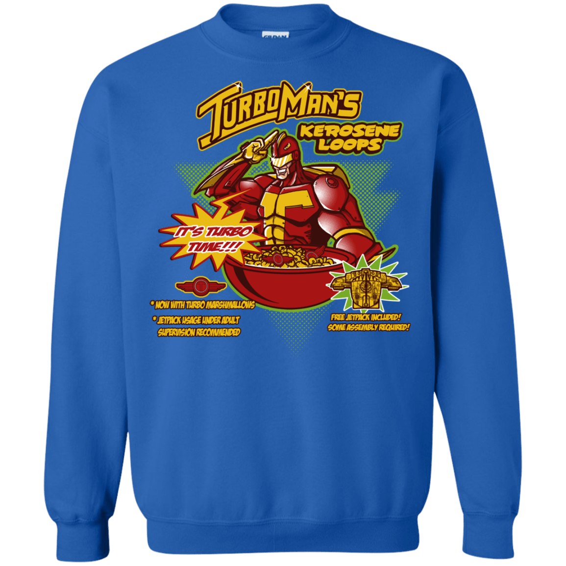 Sweatshirts Royal / S Kerosene Loops Crewneck Sweatshirt