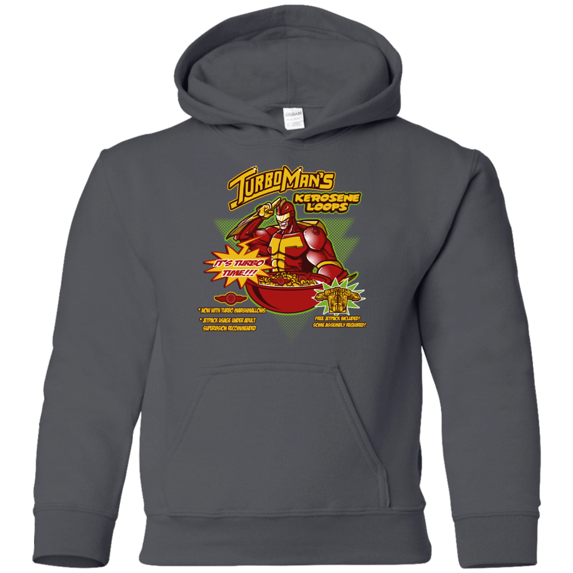 Sweatshirts Charcoal / YS Kerosene Loops Youth Hoodie