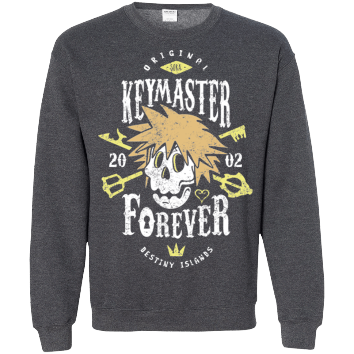 Sweatshirts Dark Heather / Small Keymaster Forever Crewneck Sweatshirt