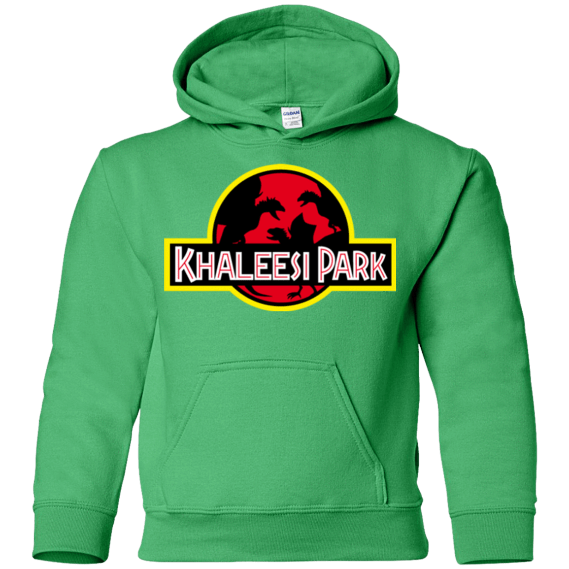 Sweatshirts Irish Green / YS Khaleesi Park Youth Hoodie