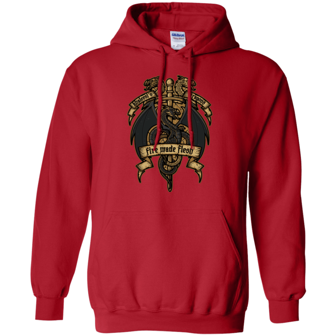 Sweatshirts Red / Small KHALEESIS DRAGONS Pullover Hoodie