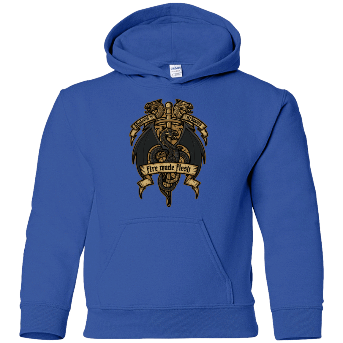 Sweatshirts Royal / YS KHALEESIS DRAGONS Youth Hoodie