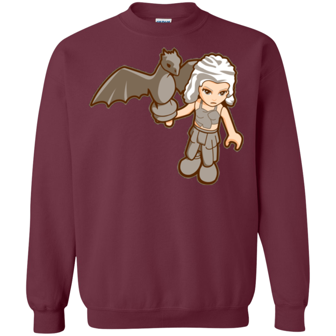 Sweatshirts Maroon / Small Khalego Crewneck Sweatshirt