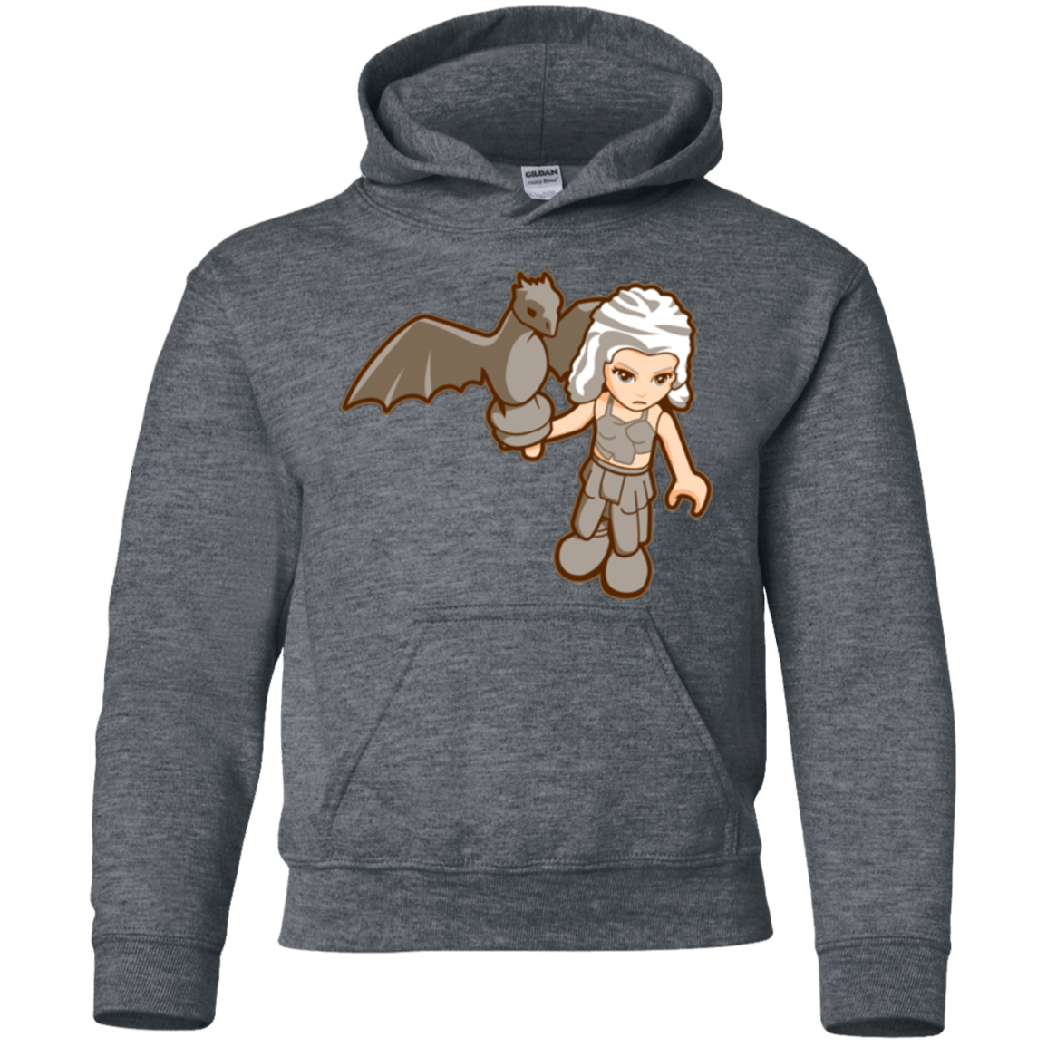 Sweatshirts Dark Heather / YS Khalego Youth Hoodie
