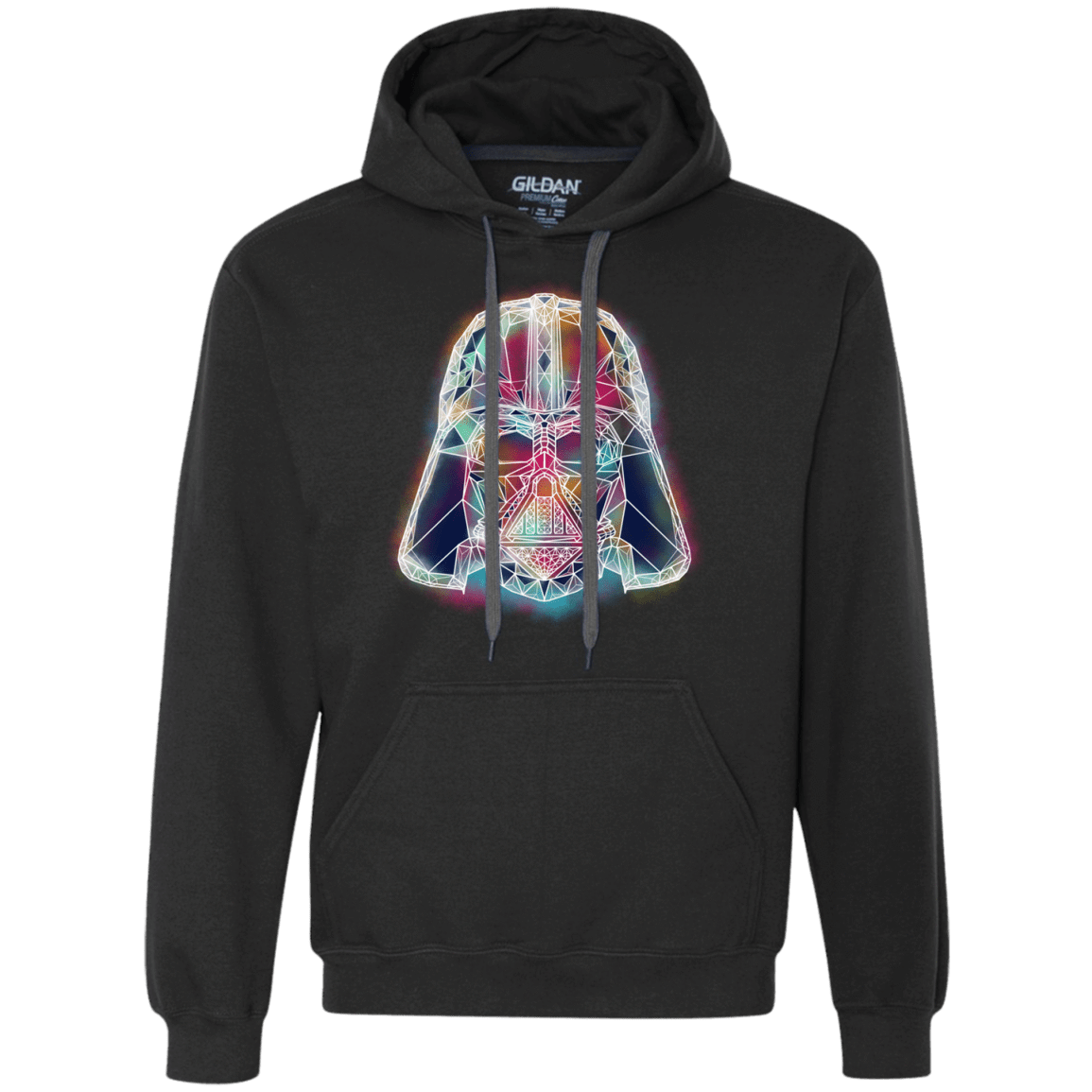 Sweatshirts Black / Small Kharmazero dark diamond on black Premium Fleece Hoodie