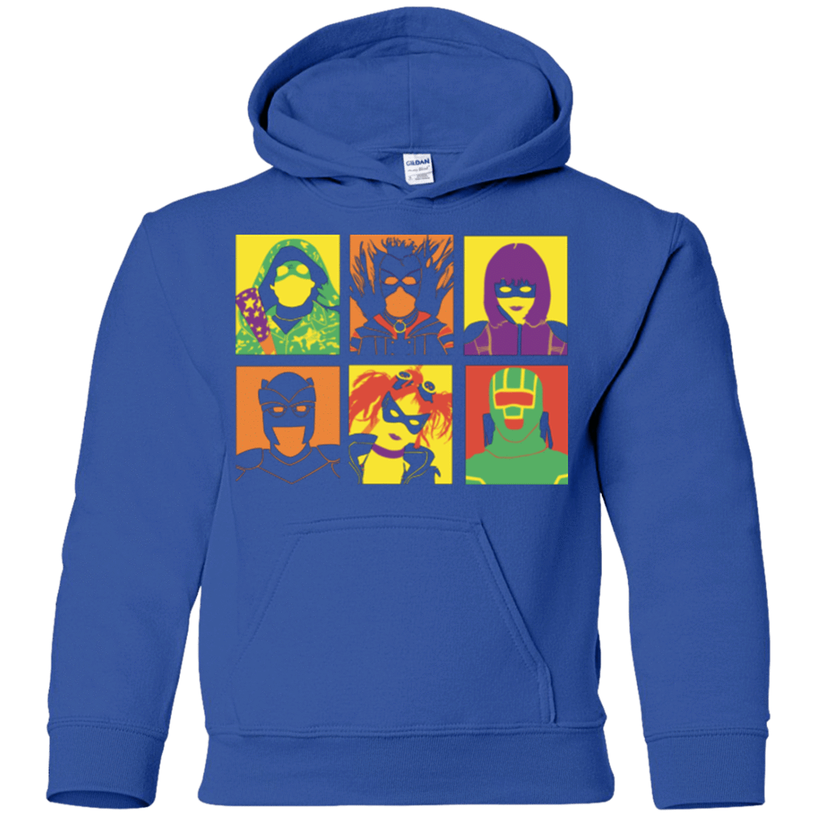 Sweatshirts Royal / YS Kick Ass pop Youth Hoodie