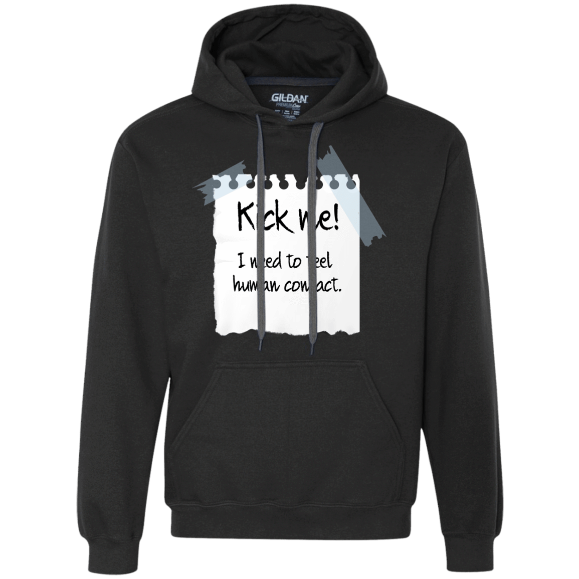 Sweatshirts Black / Small Kick Me Premium Fleece Hoodie