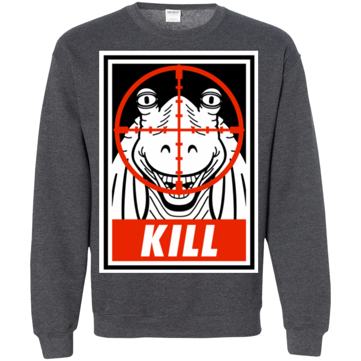 Sweatshirts Dark Heather / Small Kill Crewneck Sweatshirt