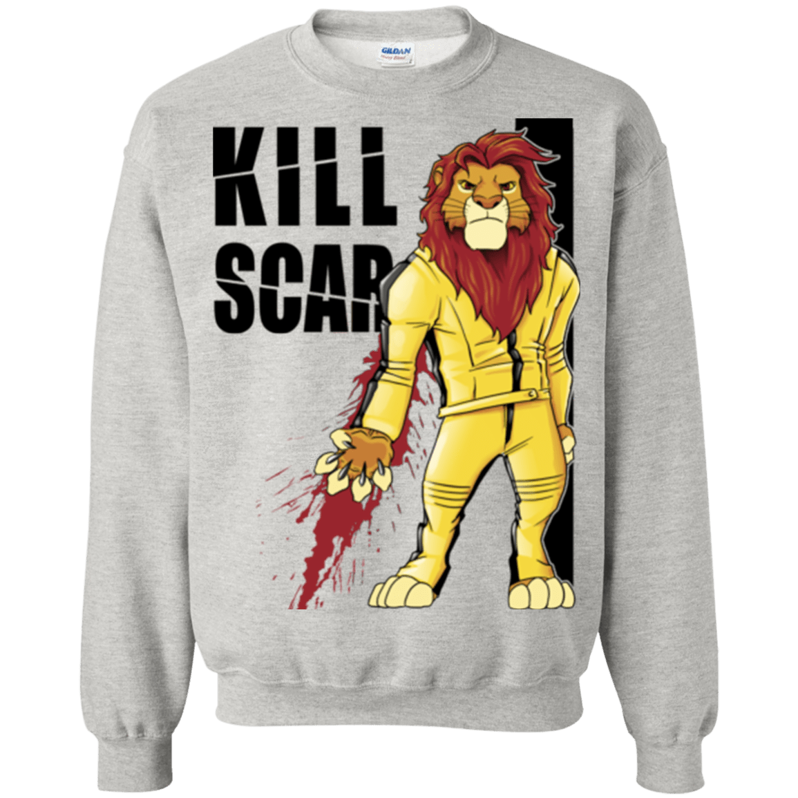 Sweatshirts Ash / Small Kill Scar Crewneck Sweatshirt