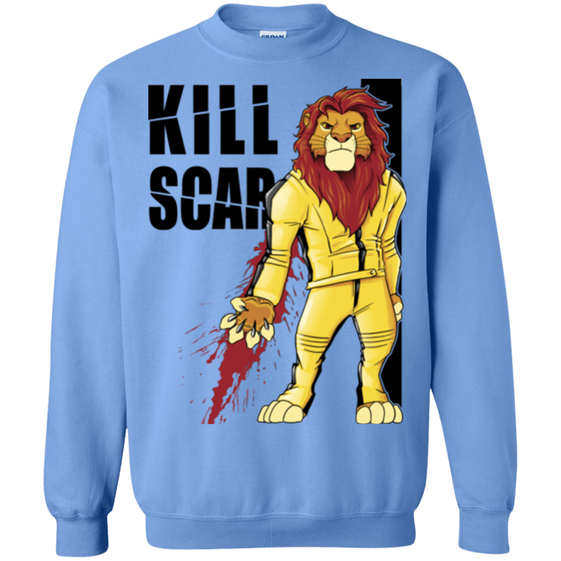 Sweatshirts Carolina Blue / Small Kill Scar Crewneck Sweatshirt