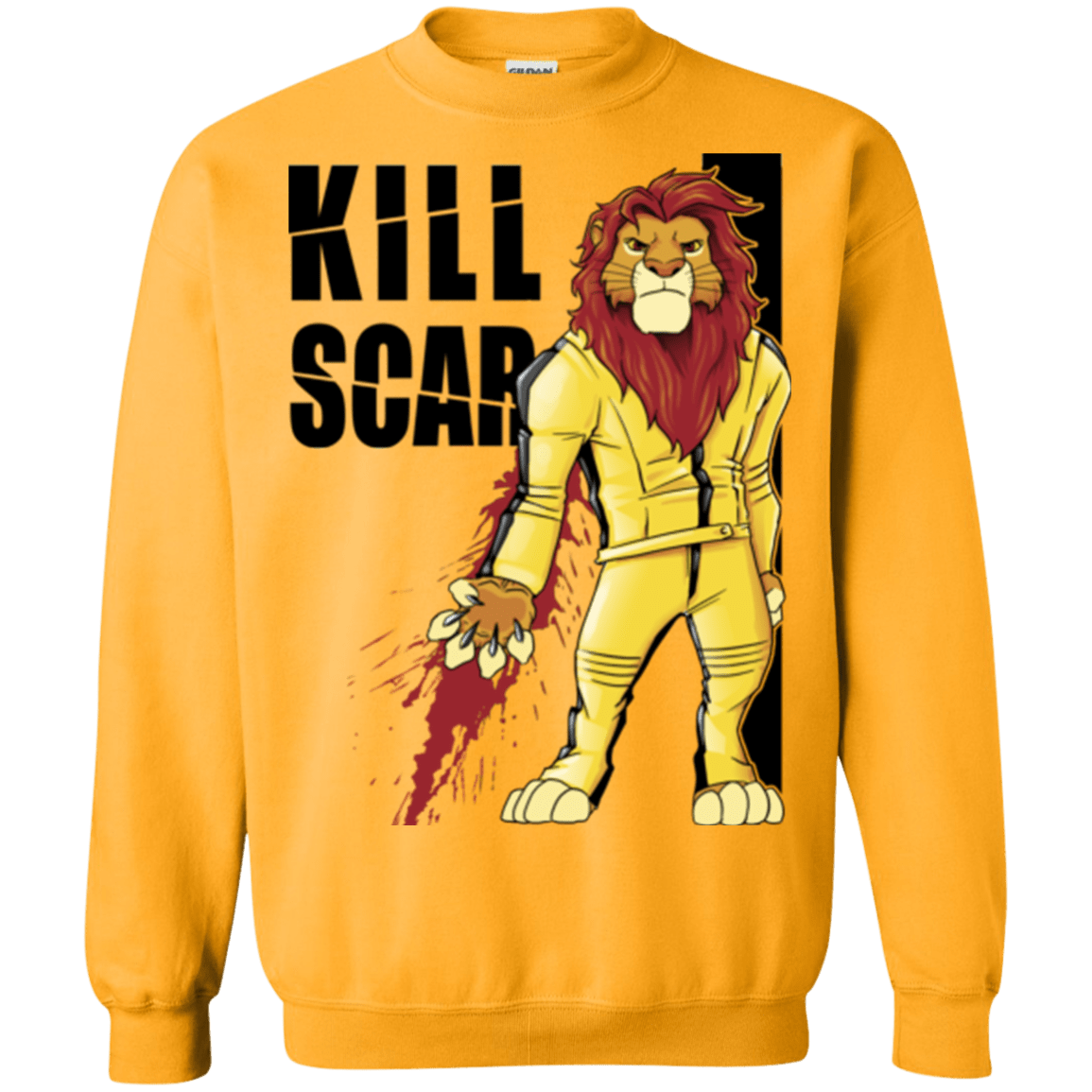 Sweatshirts Gold / Small Kill Scar Crewneck Sweatshirt