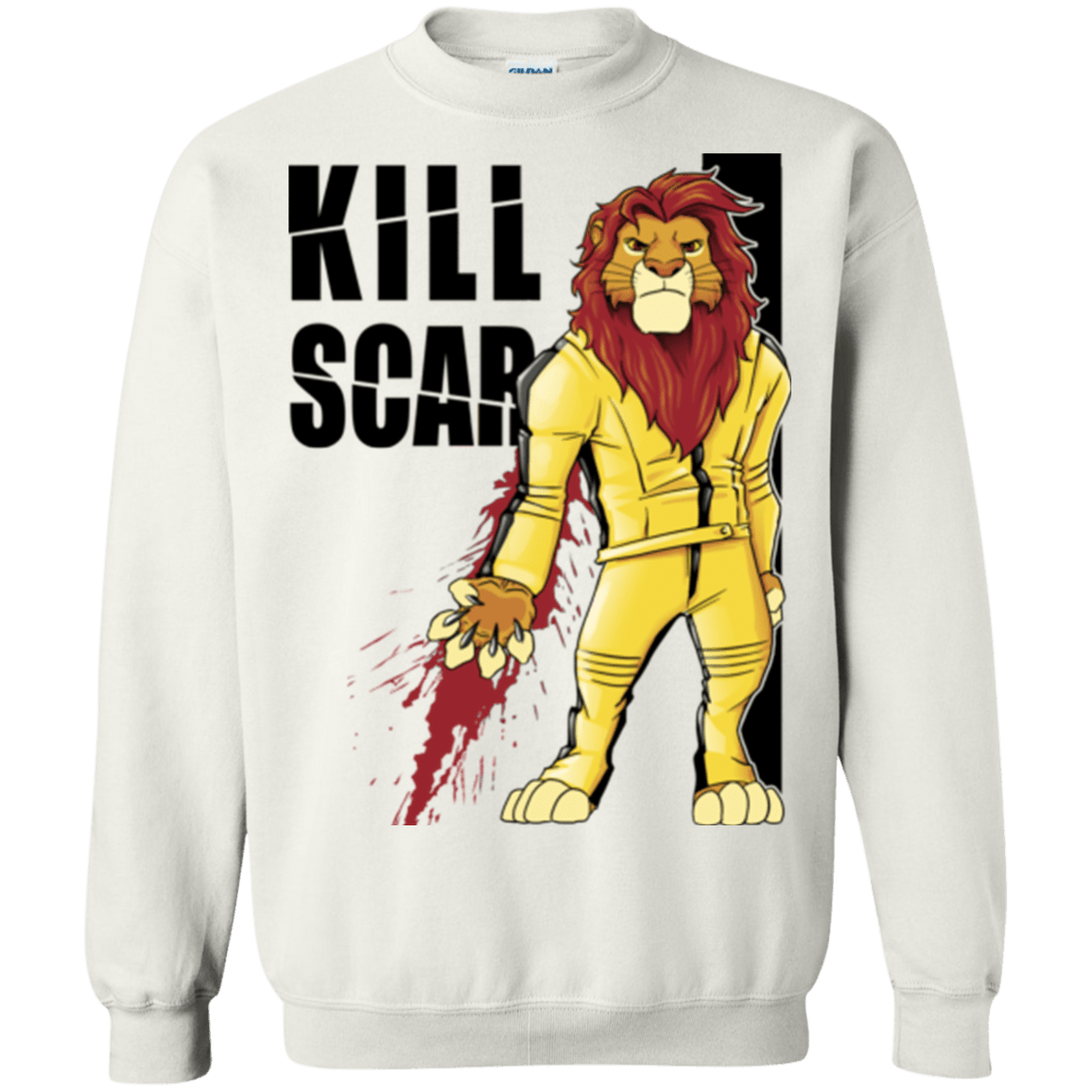 Sweatshirts White / Small Kill Scar Crewneck Sweatshirt