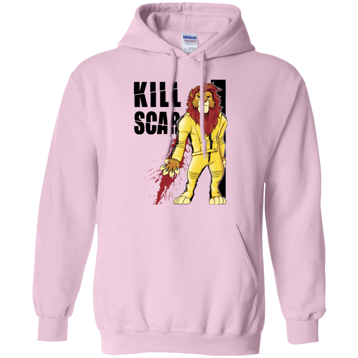 Sweatshirts Light Pink / Small Kill Scar Pullover Hoodie